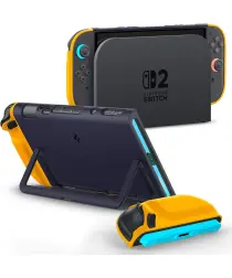 Spigen Nano Pop Nintendo Switch 2 Hoesje met Kickstand Blauw afbeelding