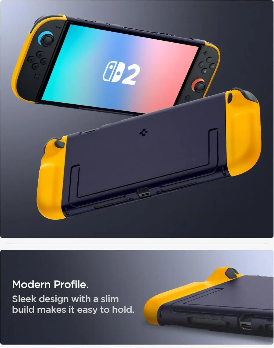 Spigen Nano Pop Nintendo Switch 2 Hoesje met Kickstand Blauw afbeelding 5