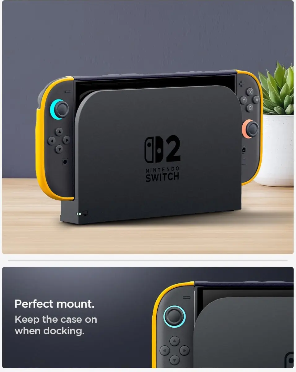 Spigen Nano Pop Nintendo Switch 2 Hoesje met Kickstand Blauw afbeelding 7
