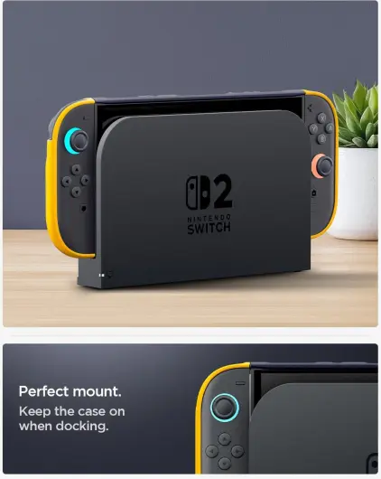 Spigen Nano Pop Nintendo Switch 2 Hoesje met Kickstand Blauw afbeelding 7