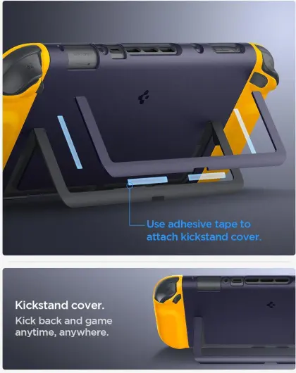 Spigen Nano Pop Nintendo Switch 2 Hoesje met Kickstand Blauw afbeelding 8