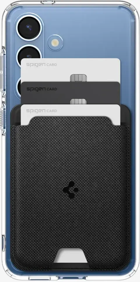 Spigen Urban Fit MagFit Magsafe/Qi2 Kaarthouder voor Pasjes Zwart afbeelding 1