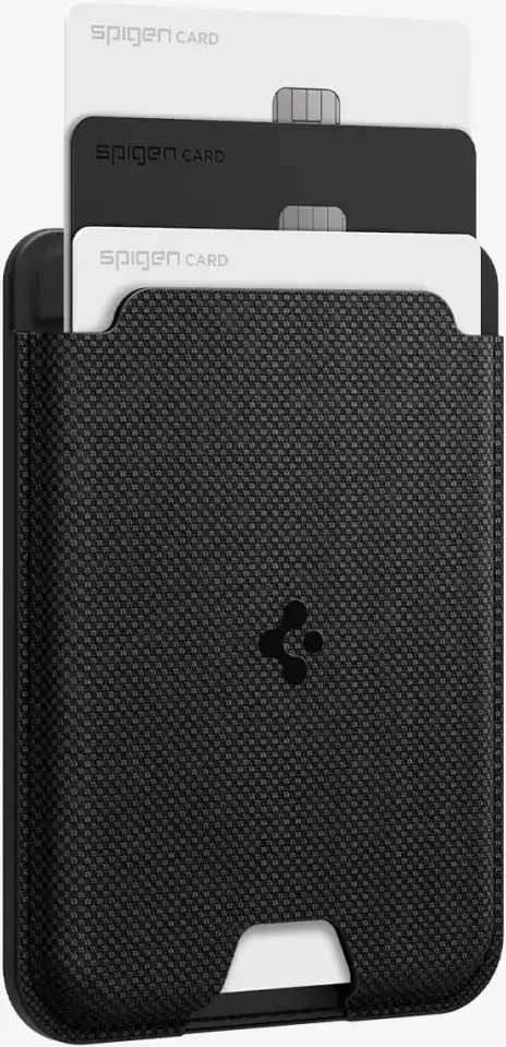 Spigen Urban Fit MagFit Magsafe/Qi2 Kaarthouder voor Pasjes Zwart afbeelding 2