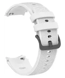 OnePlus Watch 3 / 2R / 2 Bandje - Siliconen met Gespsluiting - Wit afbeelding