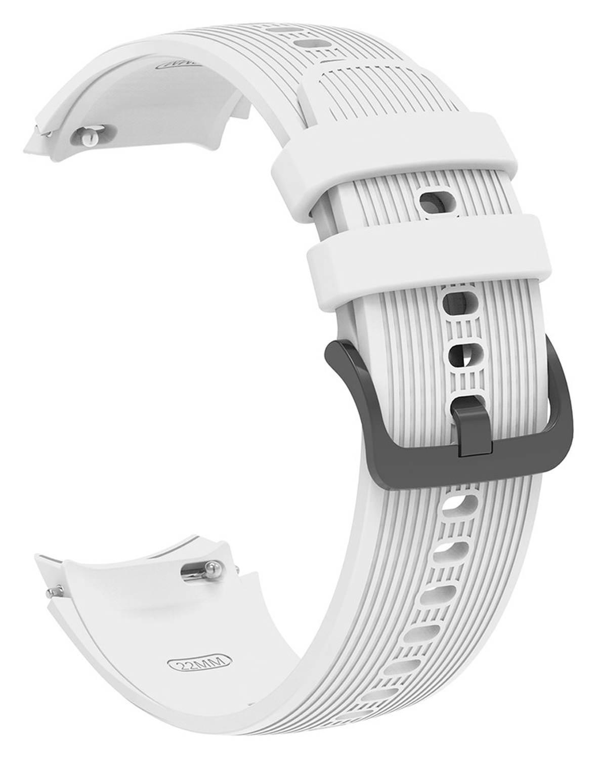 OnePlus Watch 3 / 2R / 2 Bandje - Siliconen met Gespsluiting - Wit afbeelding 1