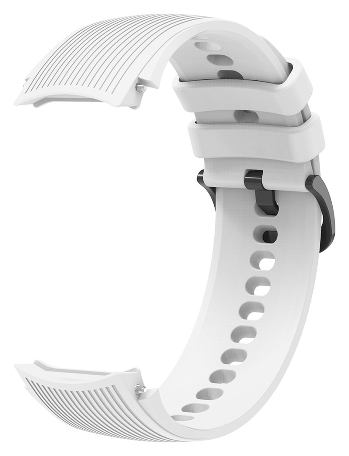OnePlus Watch 3 / 2R / 2 Bandje - Siliconen met Gespsluiting - Wit afbeelding 3
