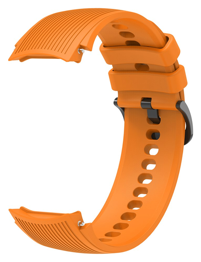 OnePlus Watch 3 / 2R / 2 Bandje - Siliconen met Gespsluiting - Oranje afbeelding 3