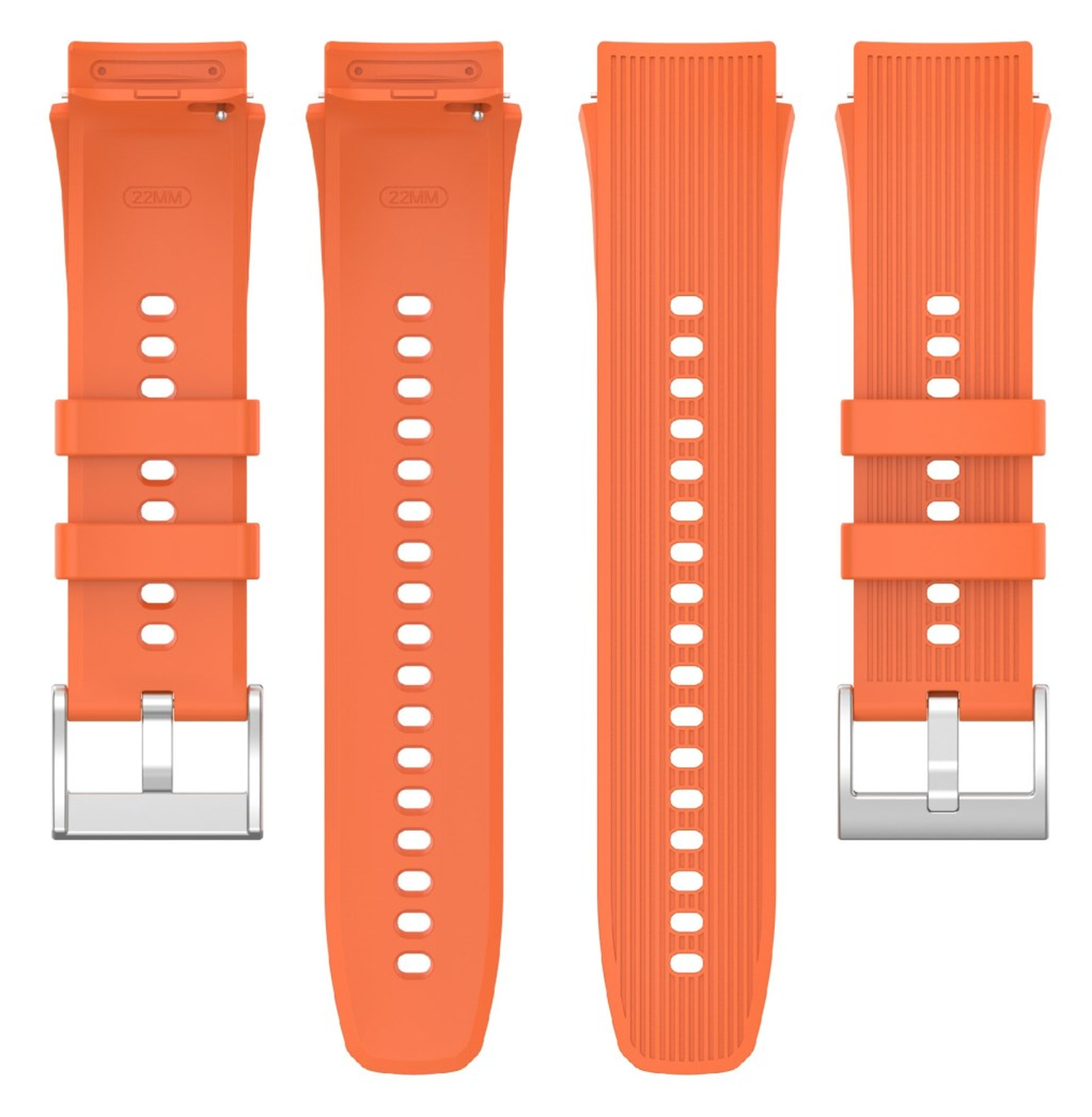 OnePlus Watch 3 / 2R / 2 Bandje Siliconen - met Gespsluiting - Zwart afbeelding 5
