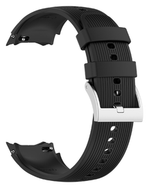 OnePlus Watch 3 / 2R / 2 Bandje Siliconen - met Gespsluiting - Zwart
