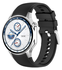 OnePlus Watch 3 / 2R / 2 Bandje Siliconen - met Gespsluiting - Zwart afbeelding 2