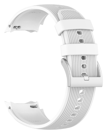 OnePlus Watch 3 / 2R / 2 Bandje Siliconen - met Gespsluiting - Wit afbeelding 1