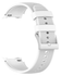 OnePlus Watch 3 / 2R / 2 Bandje Siliconen - met Gespsluiting - Wit