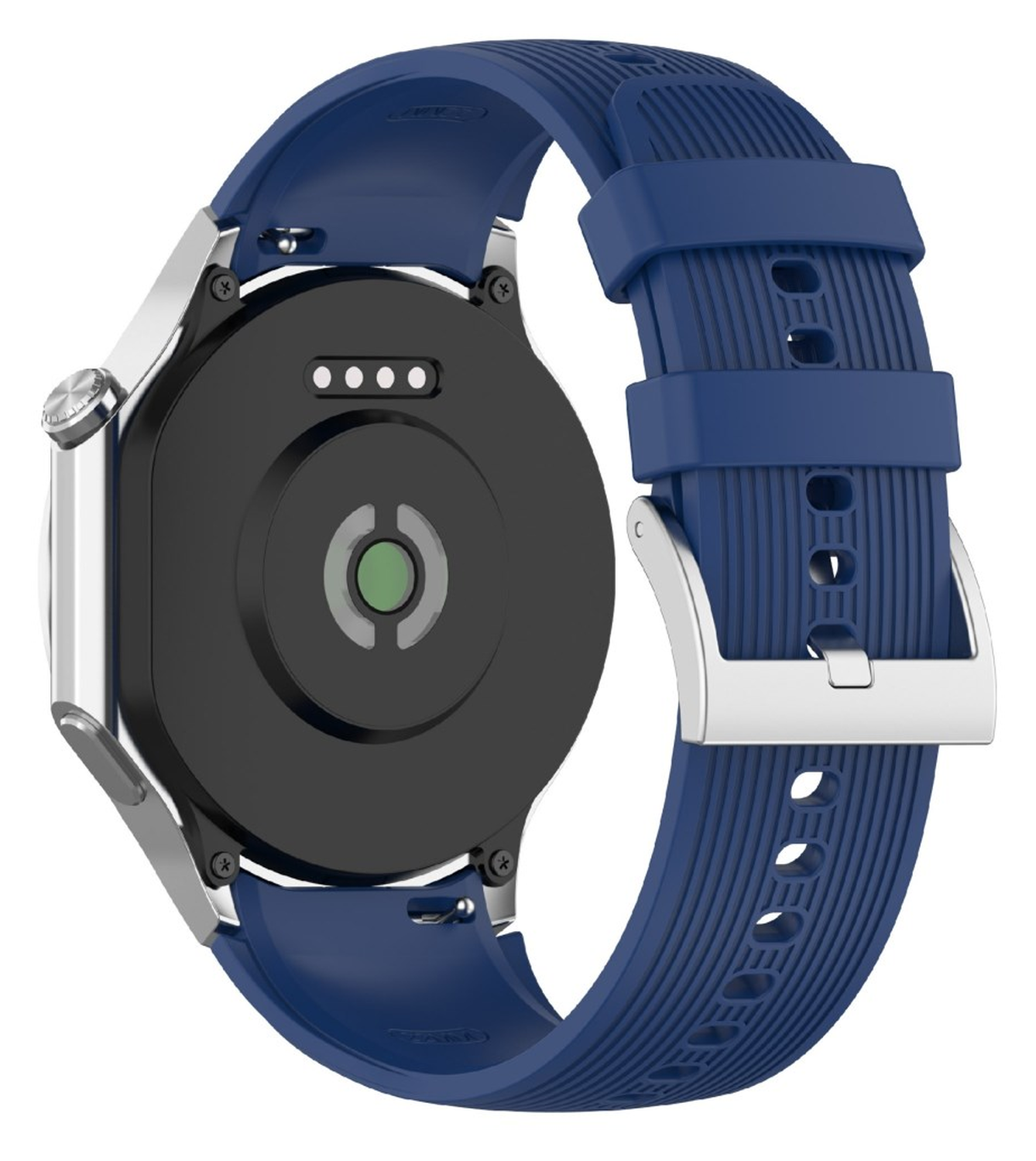 OnePlus Watch 3 / 2R / 2 Bandje Siliconen - met Gespsluiting - Blauw afbeelding 3