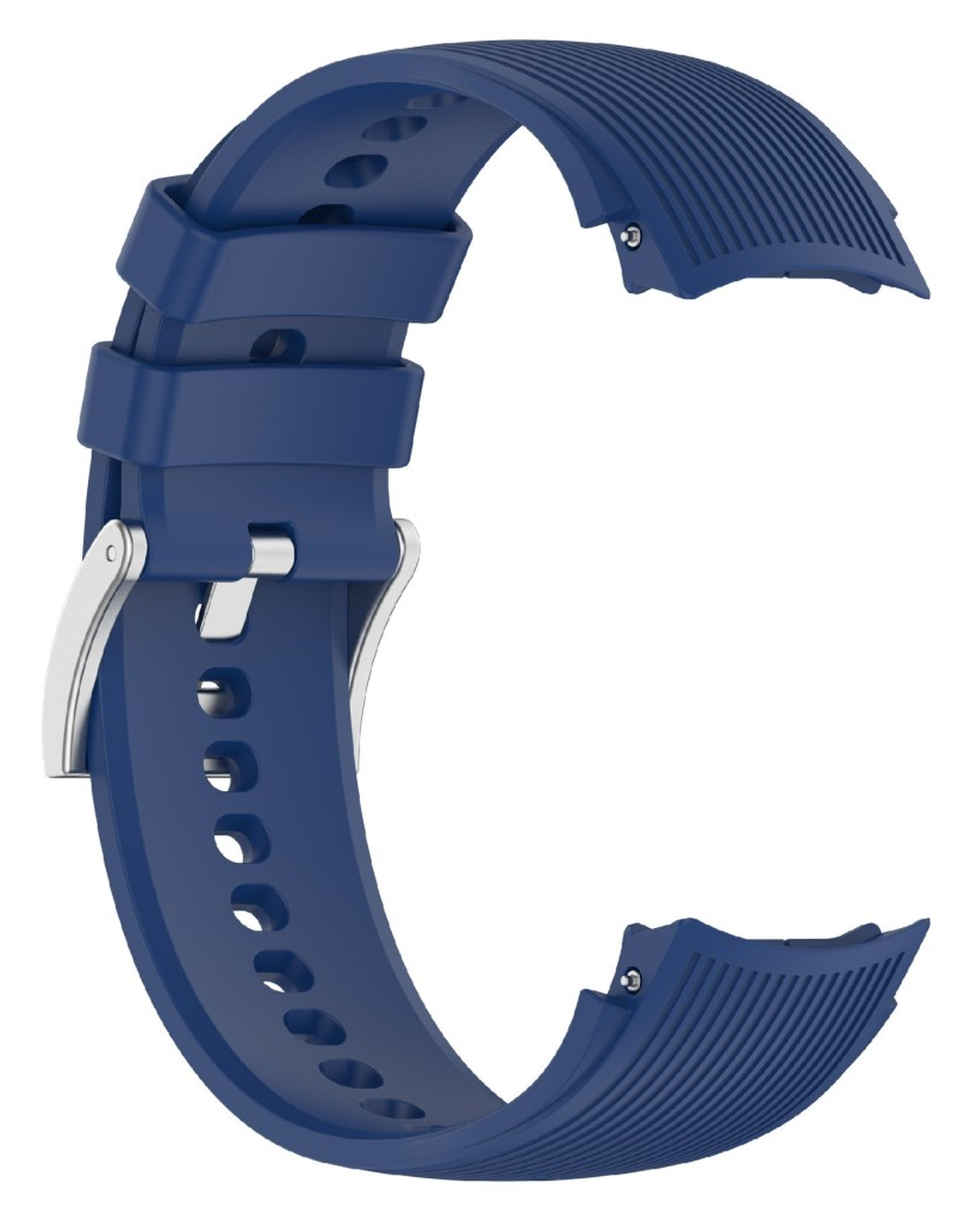 OnePlus Watch 3 / 2R / 2 Bandje Siliconen - met Gespsluiting - Blauw afbeelding 4