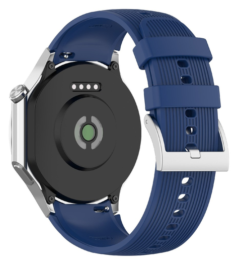 OnePlus Watch 3 / 2R / 2 Bandje Siliconen - met Gespsluiting - Blauw afbeelding 3