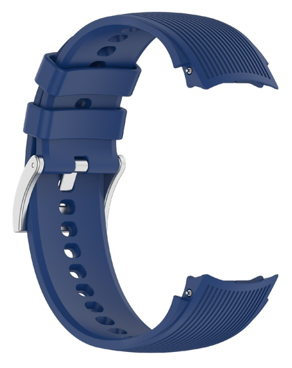 OnePlus Watch 3 / 2R / 2 Bandje Siliconen - met Gespsluiting - Blauw afbeelding 4