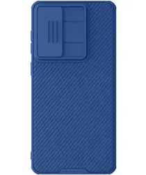 Nillkin CamShield Samsung Galaxy S25 Edge Hoesje Camera Slider Back Cover Blauw afbeelding