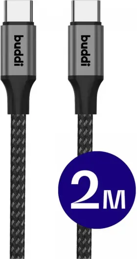 Originele Samsung 45W Power Adapter met 60W Buddi Flex USB-C Kabel 2M Zwart afbeelding 13