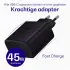 Originele Samsung 45W Power Adapter met 60W Buddi Flex USB-C Kabel 2M Zwart afbeelding 3