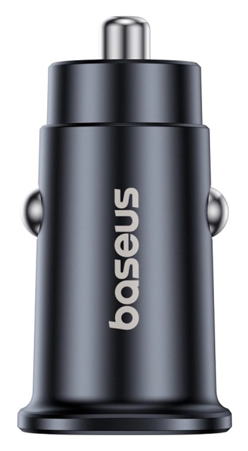 Baseus GoTrip 30W PD Autolader Duo USB-C Poort met Snelladen Zwart afbeelding 5
