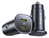 Baseus GoTrip 30W PD Autolader Duo USB-C Poort met Snelladen Zwart afbeelding 1