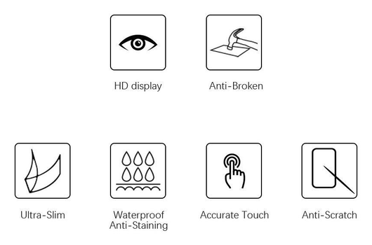 Lenovo Tab Plus Screen Protector 0.3mm Arc Edge Tempered Glass afbeelding 3