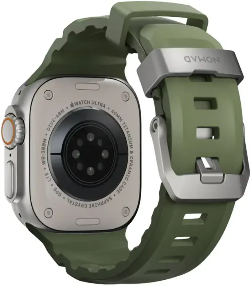 Nomad Rocky Point - Apple Watch Band - 1-10/SE/Ultra - 49/46/45/44/42MM - Groen afbeelding 2