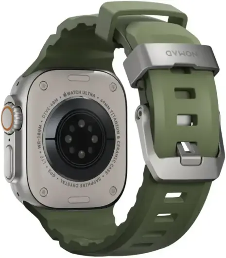 Nomad Rocky Point - Apple Watch Band - 1-10/SE/Ultra - 49/46/45/44/42MM - Groen afbeelding 2
