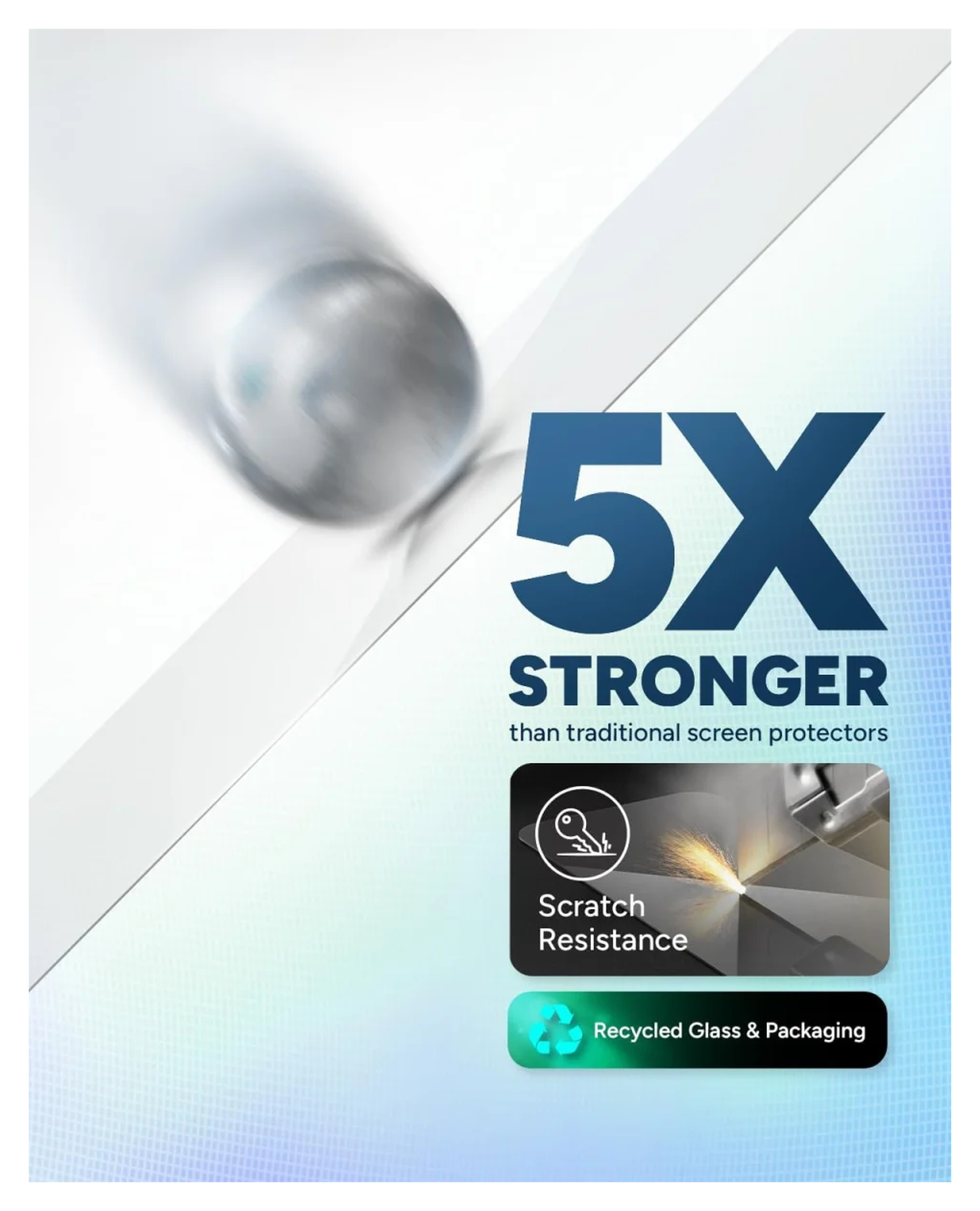 ZAGG InvisibleShield Glass Elite Samsung Galaxy A56 Screen Protector afbeelding 3
