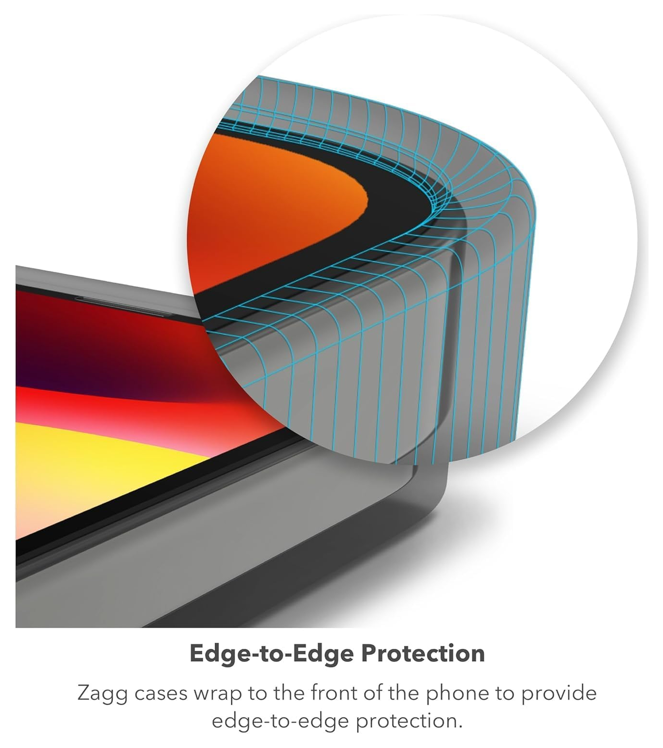 ZAGG Luxe Samsung Galaxy A26 Hoesje Back Cover 3M Valbescherming Zwart afbeelding 5