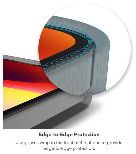 ZAGG Luxe Samsung Galaxy A26 Hoesje Back Cover 3M Valbescherming Zwart afbeelding 5