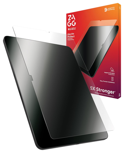 ZAGG InvisibleShield Glass Elite Samsung Tab S10 FE/S9/S9 FE Screen Protector afbeelding 1