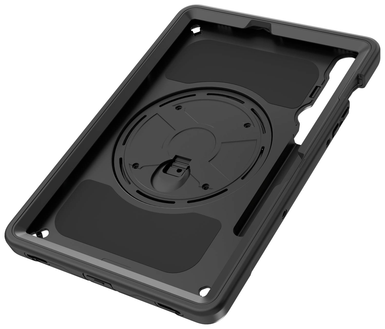 ZAGG Rugged Samsung Galaxy Tab S10 FE 360° Draaibare Hoes Zwart afbeelding 3