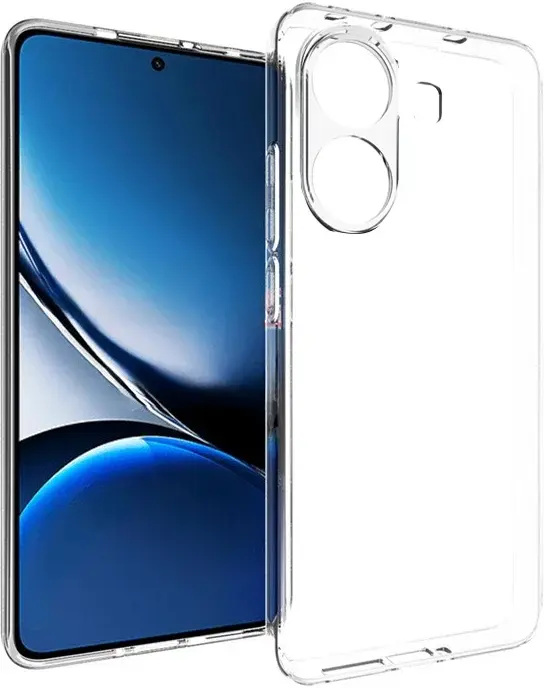 Xiaomi Poco X7 Pro Hoesje Dun TPU Back Cover Transparant afbeelding 1