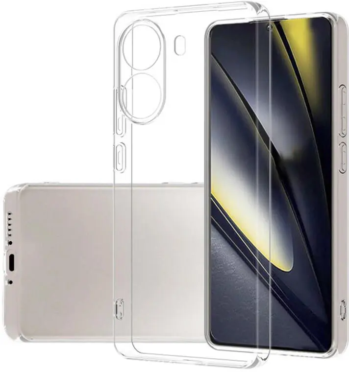 Xiaomi Poco X7 Pro Hoesje Dun TPU Back Cover Transparant afbeelding 2