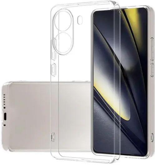 Xiaomi Poco X7 Pro Hoesje Dun TPU Back Cover Transparant afbeelding 2