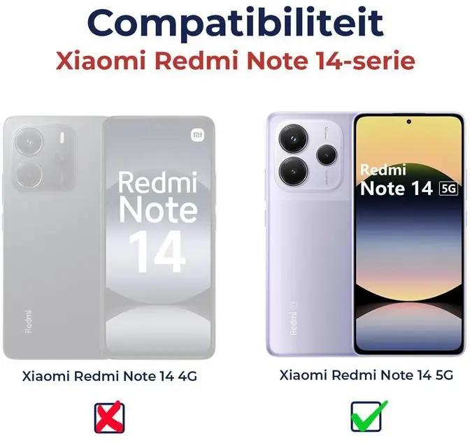 Xiaomi Redmi Note 14 5G Hoesje Dun TPU Back Cover Matte Zwart afbeelding 2