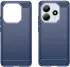 Xiaomi Redmi Note 14 5G Hoesje Geborsteld TPU Flexibele Back Cover Blauw afbeelding 2