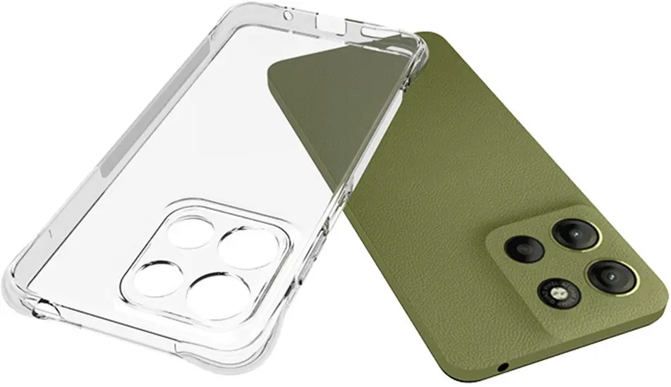 Motorola Moto G15 / G15 Power Hoesje Schokbestendig en Dun TPU Transparant afbeelding 2
