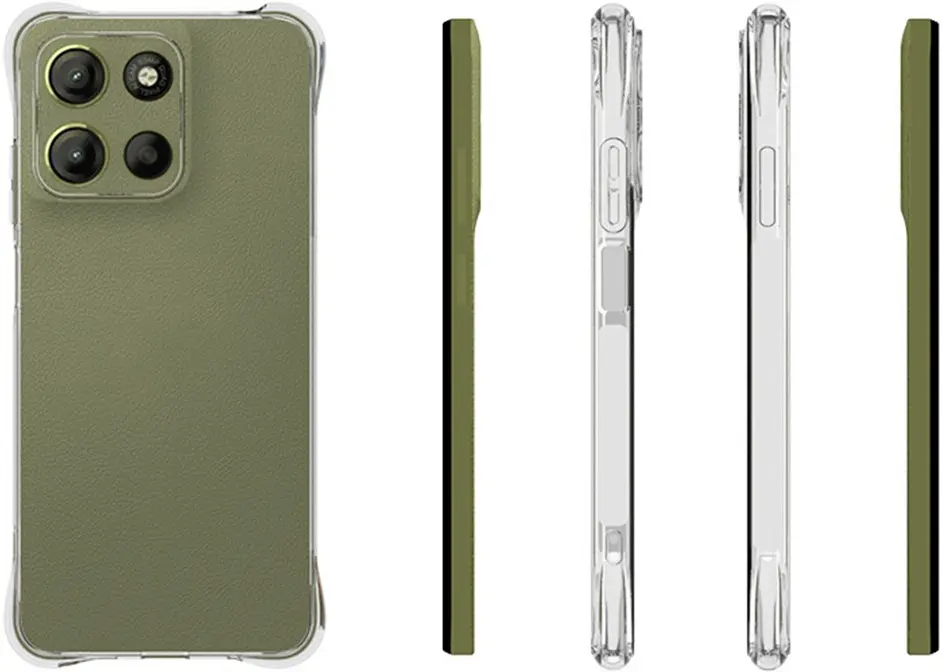 Motorola Moto G15 / G15 Power Hoesje Schokbestendig en Dun TPU Transparant afbeelding 6