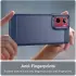 Motorola Moto E15 Hoesje Geborsteld TPU Flexibele Back Cover Blauw afbeelding 6