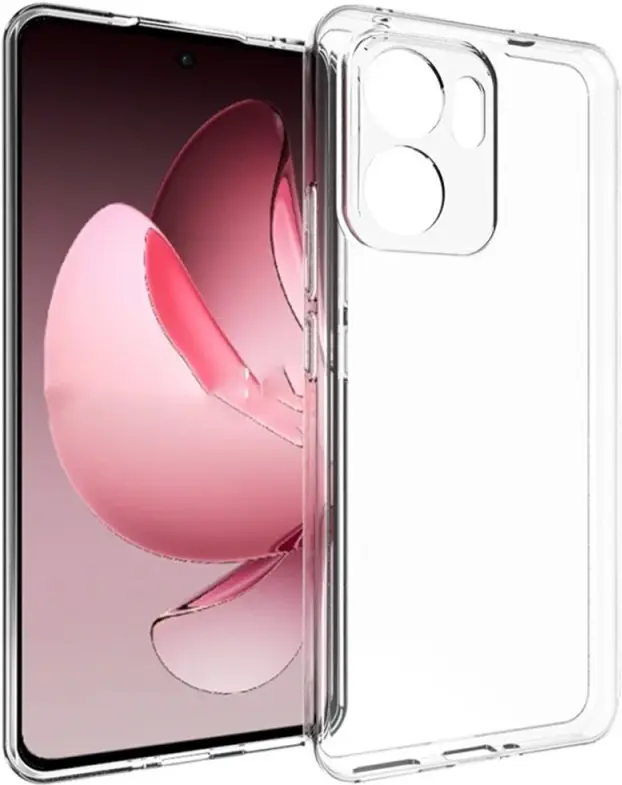 Oppo Reno 13 F Hoesje Dun TPU Back Cover Transparant afbeelding 1
