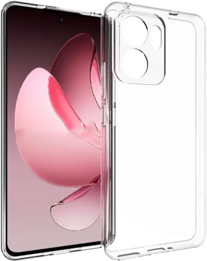 Oppo Reno 13 F Hoesje Dun TPU Back Cover Transparant afbeelding 1