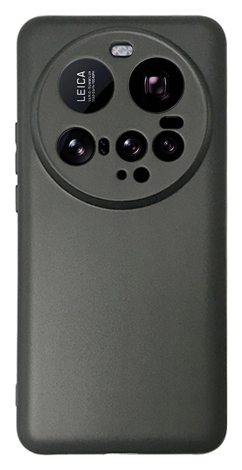 Xiaomi 15 Ultra Hoesje Dun TPU Back Cover Matte Zwart afbeelding 1