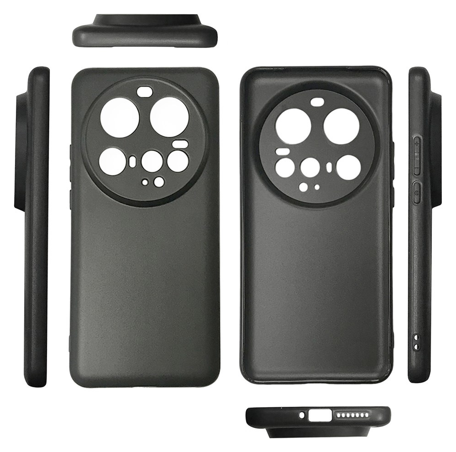 Xiaomi 15 Ultra Hoesje Dun TPU Back Cover Matte Zwart afbeelding 5