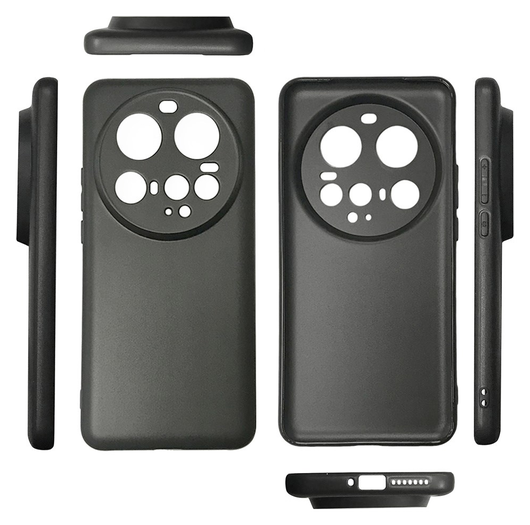 Xiaomi 15 Ultra Hoesje Dun TPU Back Cover Matte Zwart afbeelding 5