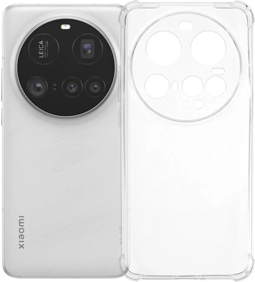 Xiaomi 15 Ultra Hoesje Schokbestendig en Dun TPU Back Cover Transparant afbeelding 2