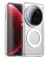 Xiaomi 15 Ultra Hoesje Hard Back Cover met MagSafe Transparant afbeelding