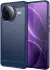 Xiaomi Poco F7 Pro Hoesje Geborsteld TPU Flexibele Back Cover Blauw afbeelding 1