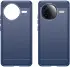 Xiaomi Poco F7 Pro Hoesje Geborsteld TPU Flexibele Back Cover Blauw afbeelding 2
